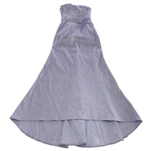 Jessica McClintock Dress Womens 2 Lavender Strapless Formal Gown Prom Bridesmaid - Picture 1 of 11